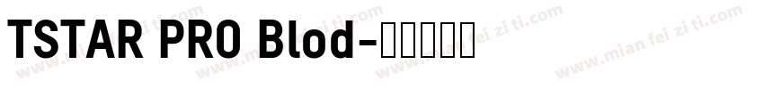 TSTAR PRO Blod字体转换